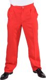 Magic By Freddy's - Circus Kostuum - Universele Rode Pantalon Theater Man - Rood - Medium - Carnavalskleding - Verkleedkleding