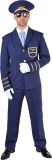 Magic By Freddy's - Piloot & Luchtvaart Kostuum - Luchtmacht Piloot Hercules - Man - Blauw - XXXXL - Carnavalskleding - Verkleedkleding