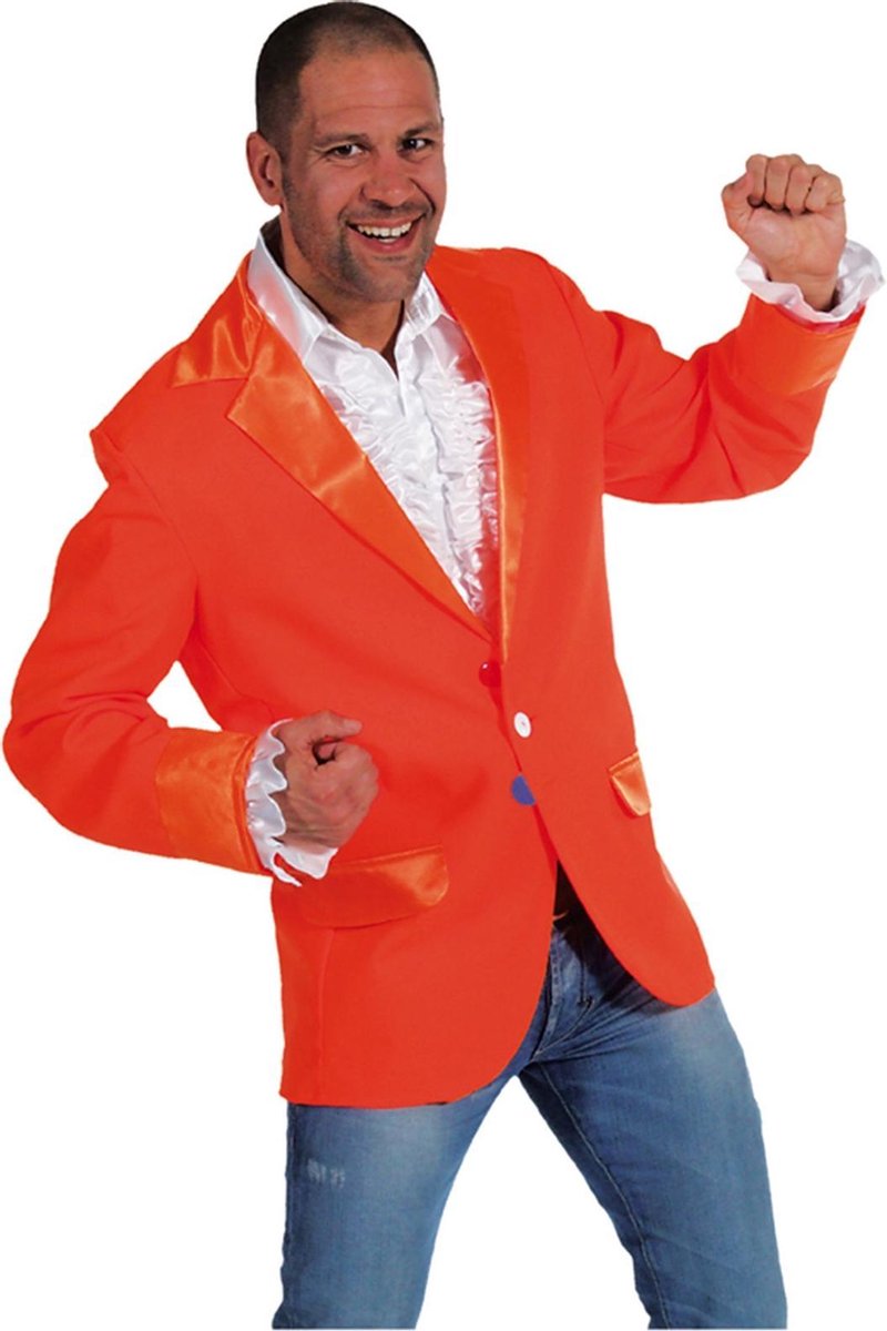 Magic Design Colbert Heren Polyester Oranje Maat Xxl