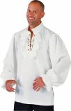 Magic Design Verkleedshirt Piraat Heren Polyester Crème Mt L