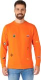 OppoSuits Deluxe Hup Holland - Heren Sweater - Koningsdag en Nederlands Elftal Trui - Oranje - Maat XL