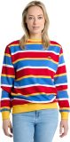 OppoSuits Ernie™ Sweater - Sesamstraat Trui - Kleding voor Bert & Ernie Outfit - Lange Mouwen - Carnaval - Rood, Blauw, Geel - Maat: XL