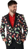 OppoSuits Super Mario Bros™ - Heren Carnavals Blazer - Nintendo Blazer - Zwart - Maat EU 58