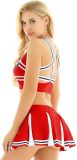 Premium Cheerleader Kostuum Dames - Meiden - Carnaval - Carnavalskleding - Halloween - Verkleedkleren Volwassenen - M/L