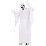 Spook verkleedkleding kostuum voor volwassenen - Halloween - Wit L -