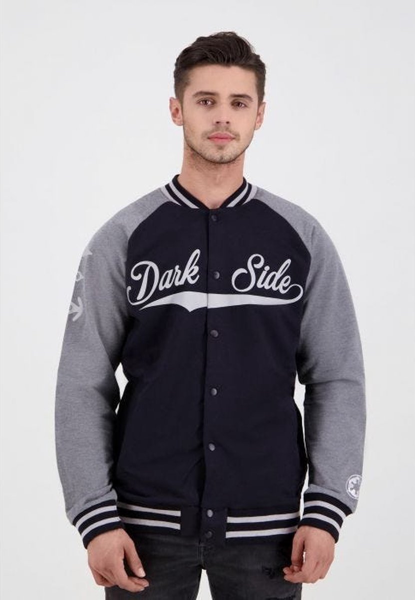 Star Wars Varsity jacket -S- Dark Side Zwart/Grijs