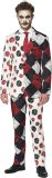 Suitmeister Enge Clown - Heren Halloween Kostuum - Verkleedkleding - Horror - Maat L