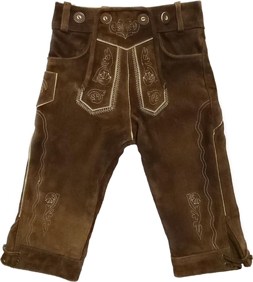 Tannhauser Trachtenmode Lederhose Kinderen Lederhose Hansi Bruin - 140