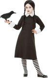 Wednesday Addams Kostuum Met Pruik - Maat M