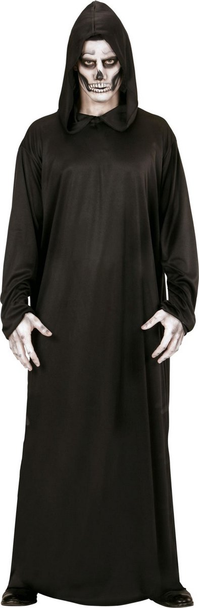 Widmann - Beul & Magere Hein Kostuum - Grim Reaper - Man - Zwart - Large - Halloween - Verkleedkleding