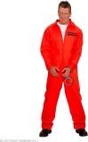 Widmann - Boef Kostuum - County Jail Gevangene Rood - Man - Oranje - XXL - Carnavalskleding - Verkleedkleding