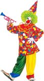 Widmann - Clown & Nar Kostuum - Harlekino Funny Clown Kostuum Jongen - Multicolor - Maat 104 - Carnavalskleding - Verkleedkleding