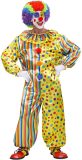 Widmann - Clown & Nar Kostuum - Veelkleurige Clown Jumpsuit - Volwassen - Multicolor - Medium - Carnavalskleding - Verkleedkleding