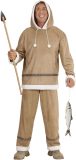 Widmann - Eskimo Kostuum - Visser Eskimo Heer - Man - Bruin, Wit / Beige - Large - Carnavalskleding - Verkleedkleding