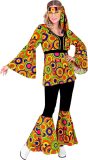 Widmann - Hippie Kostuum - Dance In Circles Jaren 70 Style - Vrouw - Multicolor - XL - Carnavalskleding - Verkleedkleding