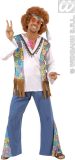 Widmann - Hippie Kostuum - Hippie Man, Woodstock Lennon Kostuum - Multicolor - Small - Carnavalskleding - Verkleedkleding