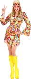 Widmann - Hippie Kostuum - Hippie - Meisje Vrouw - Multicolor - XL - Carnavalskleding - Verkleedkleding