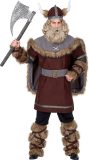 Widmann - Piraat & Viking Kostuum - Onverwoestbare Woeste Viking Noorwegen - Man - Bruin - Large - Carnavalskleding - Verkleedkleding