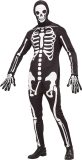 Widmann - Spook & Skelet Kostuum - Geil Skelet Met Leuter - Man - Zwart, Zwart / Wit - Small - Halloween - Verkleedkleding