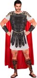 Widmann - Strijder (Oudheid) Kostuum - Romeinse Gladiator Richard Neverlose - Man - Rood, Bruin - Medium - Carnavalskleding - Verkleedkleding