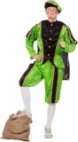 Wilbers & Wilbers - Pietenpakken - Groene Geinige Grappen Piet - Man - Groen, Zwart - Maat 58 - Sinterklaas - Verkleedkleding