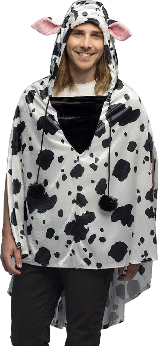 Boland - Poncho Koe (one size) - Volwassenen - Koe - Dieren