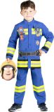 Ciao s.r.l Brandweerman Sam Kinderkostuum Verkleedkleding Kinderen Carnavalskleding voor Kinderen - Officiële licentie - Polyester - 4-Delig Jas/Broek/Riem/Papieren Masker - Maat 3-4 jaar