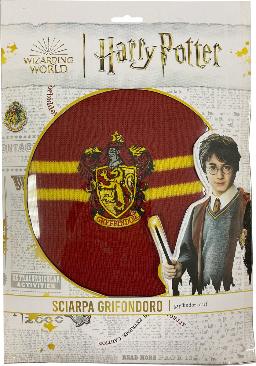 Ciao s.r.l Harry Potter Sjaal Griffoendor Verkleedaccessoire Kind en Volwassenen - Officiële licentie - Sjaal - Polyester - Rood/Geel