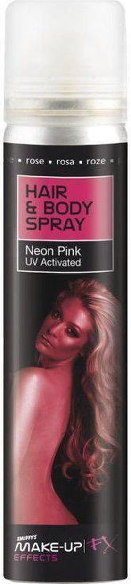 Haar en lichaam spray UV Roze 75 ml