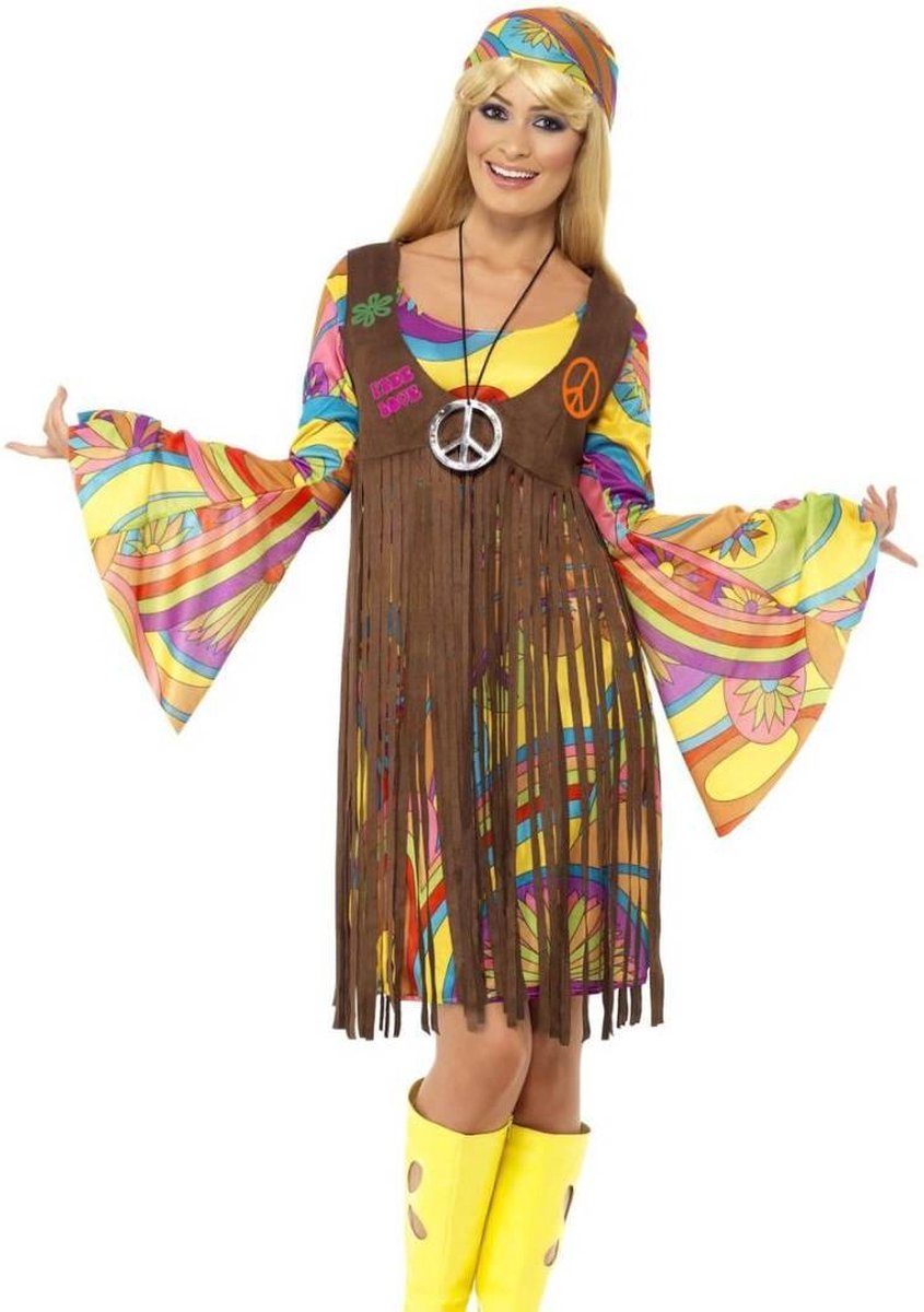 Hippie outfit voor dames - Verkleedkleding - Large