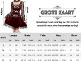 Kostuums - Dames Gothic Mini-Jurk - Retro Vintage Steampunk Stijl voor Carnaval, Feesten, en Cosplay Kostuums in de Club Wear!