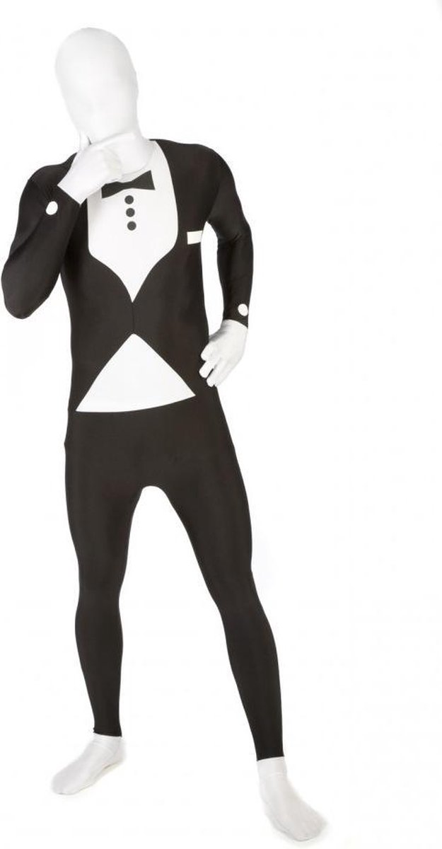 Morphsuits™ Morphsuit Msuits Tuxedo - SecondSkin - Verkleedkleding - 152/160 cm