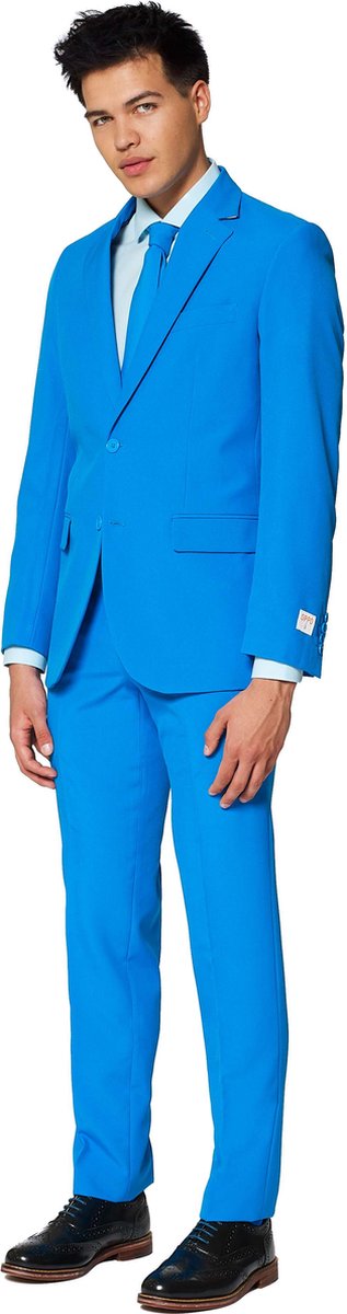 OppoSuits Blue Steel - Heren Pak - Blauw - Maat 46