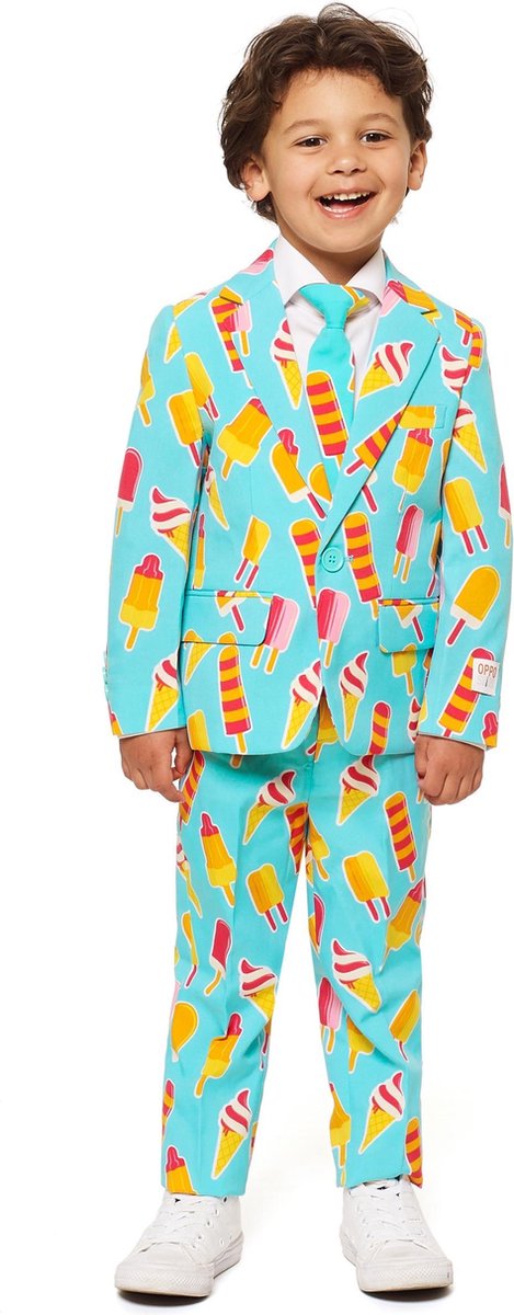 OppoSuits Cool Cones - Jongens Kostuum - Gekleurd - Feest - Maat 92/98