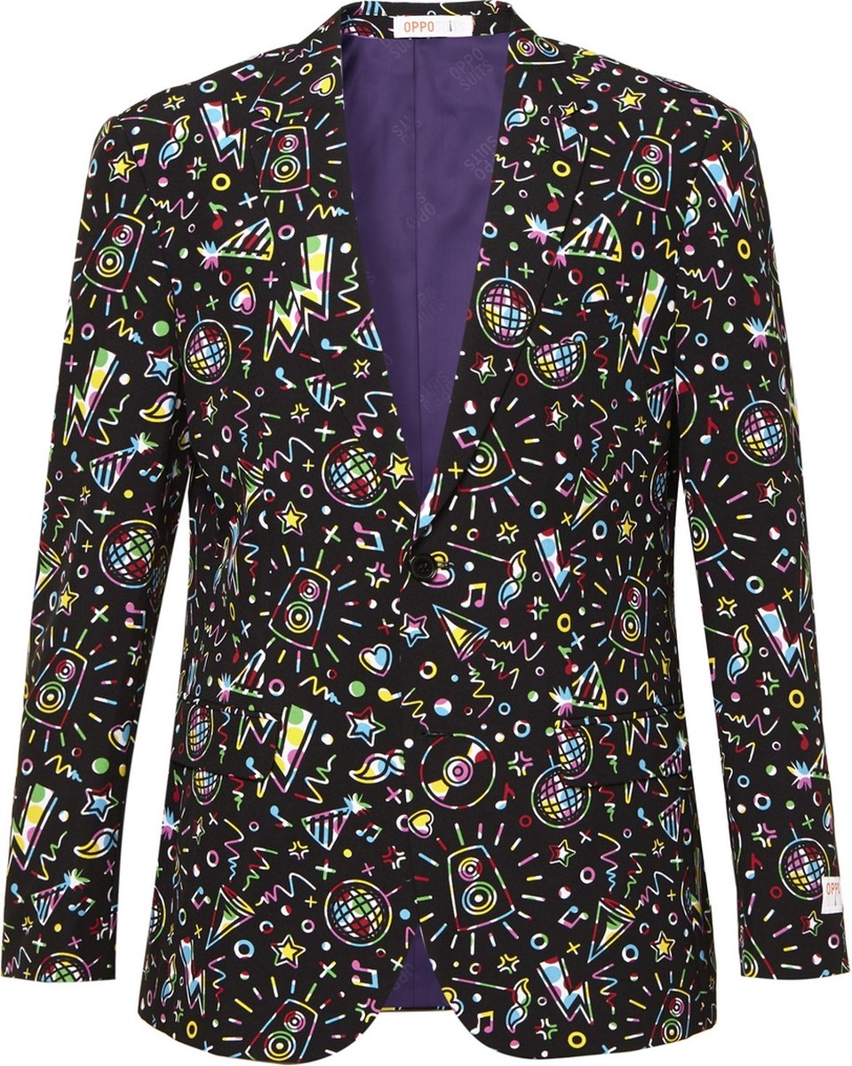 OppoSuits Disco Dude - Heren Carnavals Kostuum - Maat 46