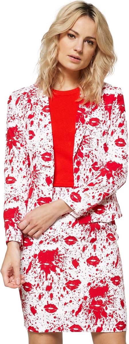 OppoSuits Scary Sherry - Vrouwen Kostuum - Wit - Carnaval - Maat 34