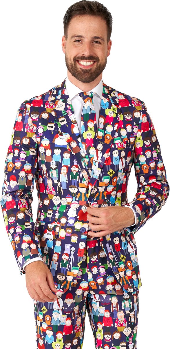 OppoSuits South Park™ - Heren Halloween Kostuum - South Park Pak - Meerkleurig - Maat: EU 60