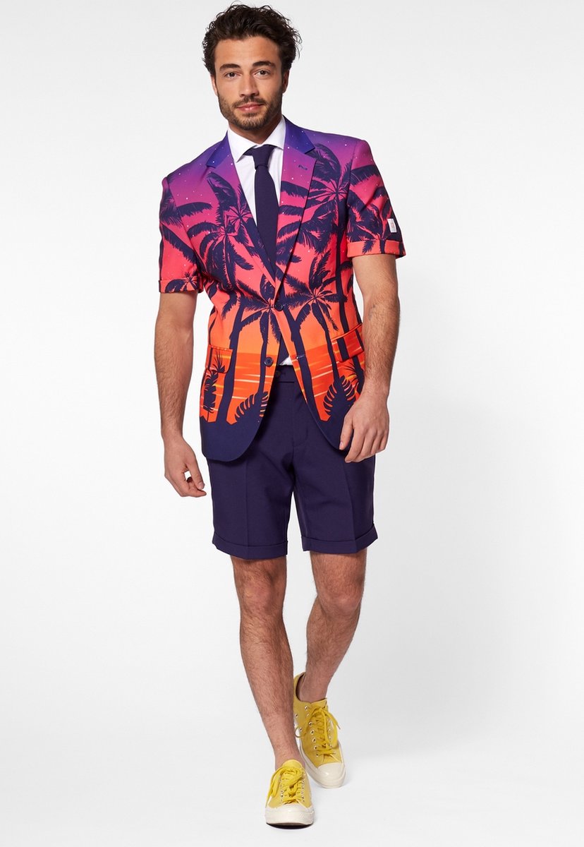 Opposuits Verkleedpak - Zomer - Suave Sunset - Heren - Polyester - Maat 48