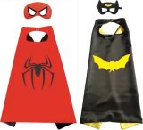 Superhelden Set Van 2 - Spin - Vleermuis Held - Verkleedkleding - Verkleedpak - Verkleedkleren Jongen - Verkleedkleren Meisje - Kostuum - Halloween - Spider - Bat - Man - Spinnenheld - Verkleden - Themafeest - Kinderfeestje