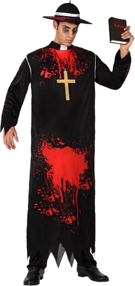 Verkleedkostuum gelovige zombie voor heren Halloween kledij - Verkleedkleding - One size