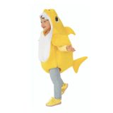 Carnaval Kostuum - sharkpak - Dierenpak - Dier- Kind - Kinderen - 3 t/m 5 jaar - Kleur: Geel - Feestkostuum - Shark - Haai - Haaien - Feest - Verkleedkleding - Carnavalskleding - Carnaval Outfit - Dierenpak - Dolfijn - Carnaval - Optocht -