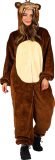 Dieren Kostuum Aap Volwassenen - Pluche - Dieren Onesie - Carnaval - Verkleedkleren Damen En Heren - Bruin - Maat XS/S