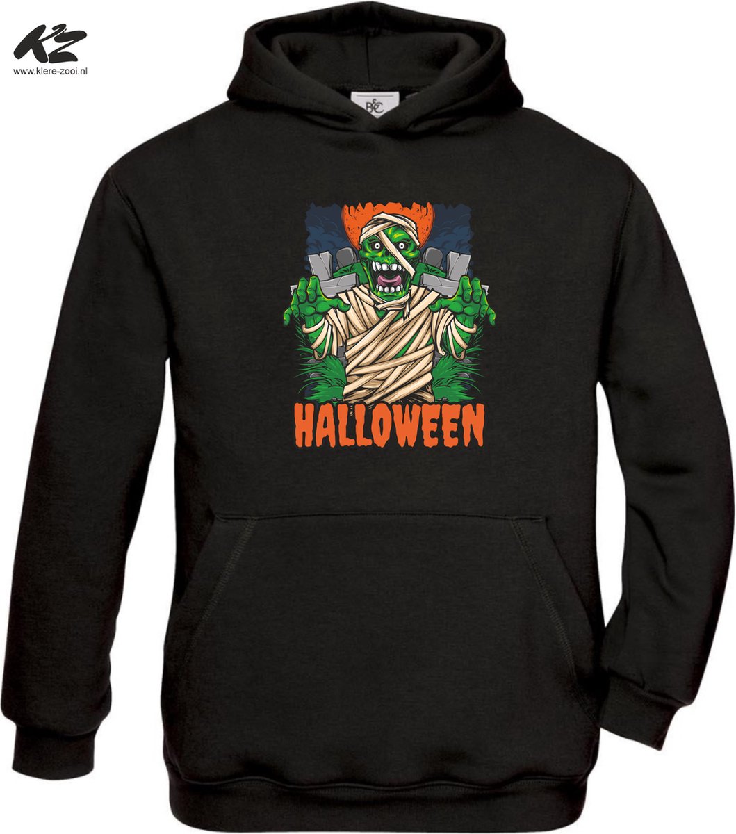 Klere-Zooi - Halloween - Mummy - Hoodie - 104 (3/4 jaar)