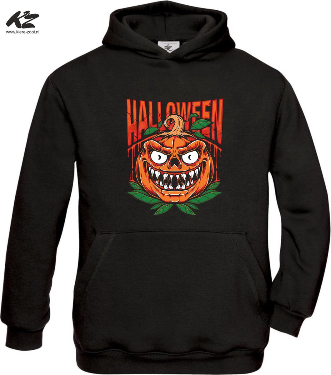 Klere-Zooi - Halloween - Pumpkin #1 - Hoodie - 104 (3/4 jaar)