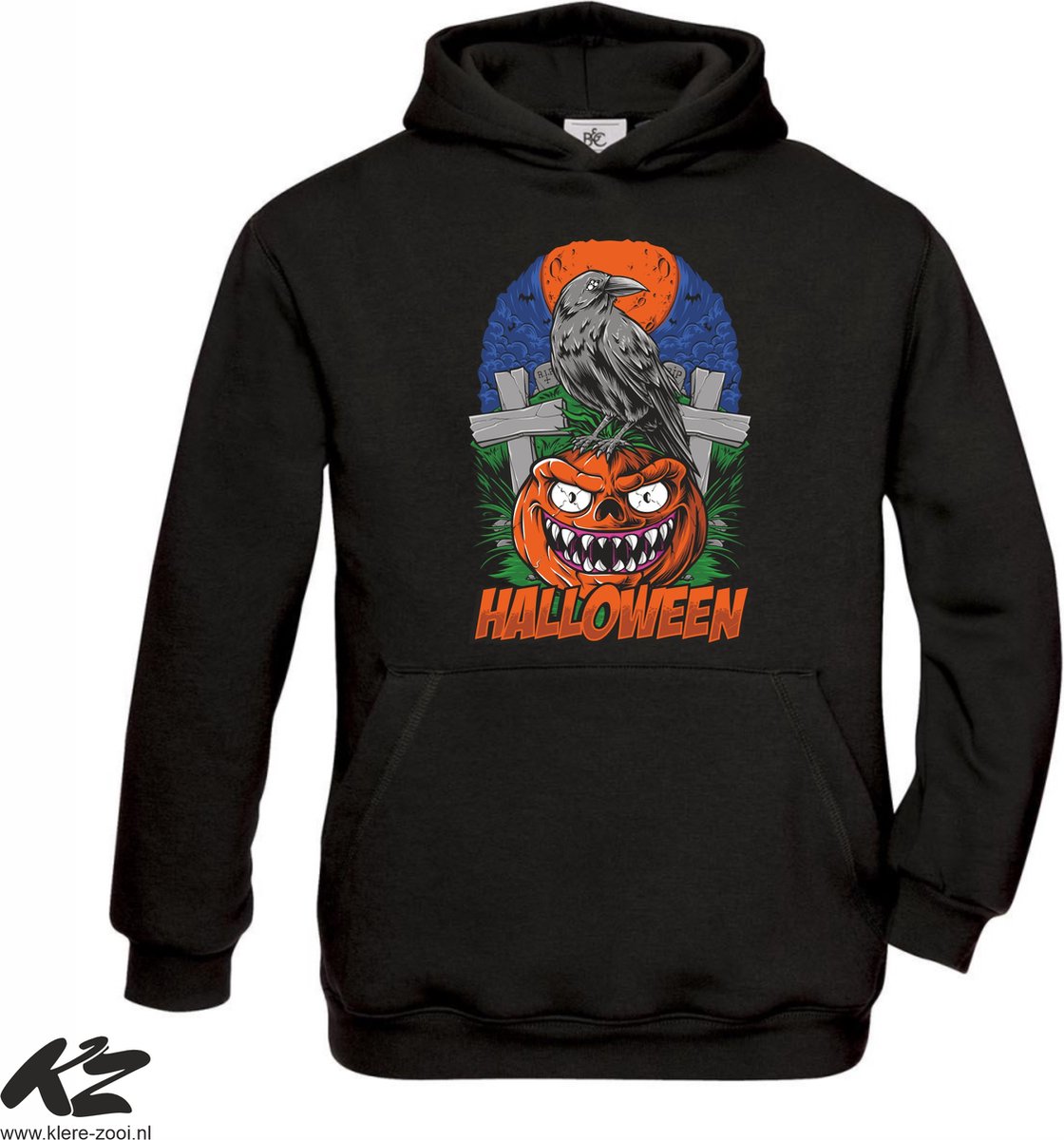 Klere-Zooi - Halloween - Pumpkin #2 - Hoodie - 104 (3/4 jaar)