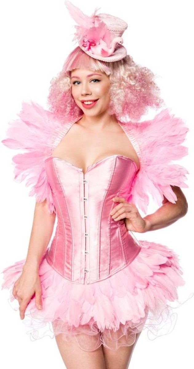 Mask Paradise - Flamingo Girl Kostuum - L - Roze