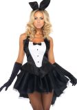 Sexy bunny konijnen outfit voor dames - Verkleedkleding - S/M