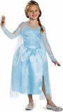 Smiffys - Disney Frozen Elsa Classic Kostuum Jurk Kinderen - Kids tm 6 jaar - Blauw