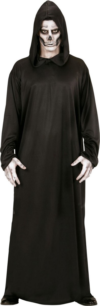 Widmann - Beul & Magere Hein Kostuum - Grim Reaper - Man - Zwart - XL - Halloween - Verkleedkleding