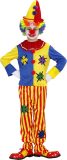 Widmann - Clown & Nar Kostuum - Circus Clown Kind Kostuum Jongen - Multicolor - Maat 116 - Carnavalskleding - Verkleedkleding